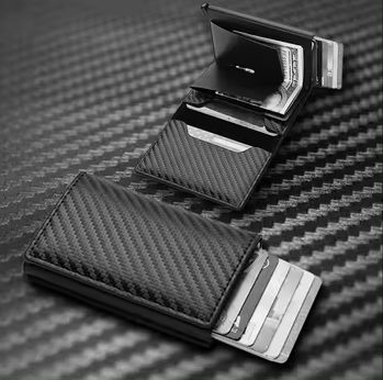 Carteira Carbon Antifurto